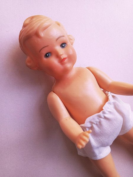 画像4: ドイツのプラスティックドール　Lissi doll　リジードール　巻き毛の女の子　A (4)