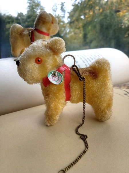 画像1: ハーネスつけたテリア　ドールとお散歩　ベストフレンド　A (1)