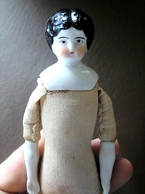 チャイナヘッドドール アンティーク 人形 - おもちゃ/人形