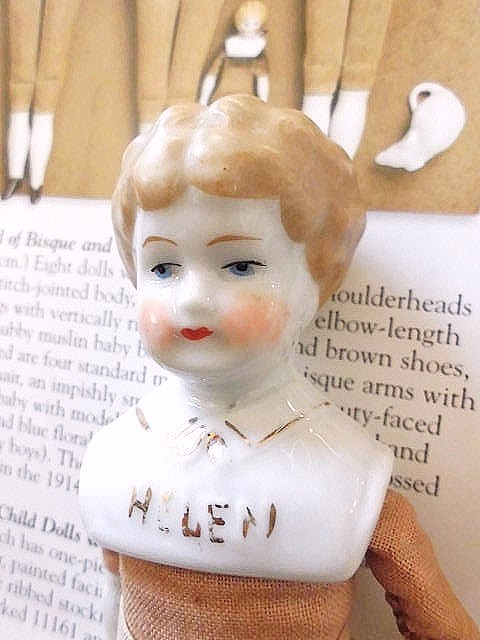 HELEN という名のチャイナヘッドドール ブロンドヘア １９，５ｃｍ