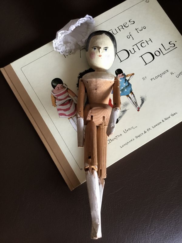 ペグドール オランダ人形 ２９ｃｍ 人形の家 アンティーク ウッデン