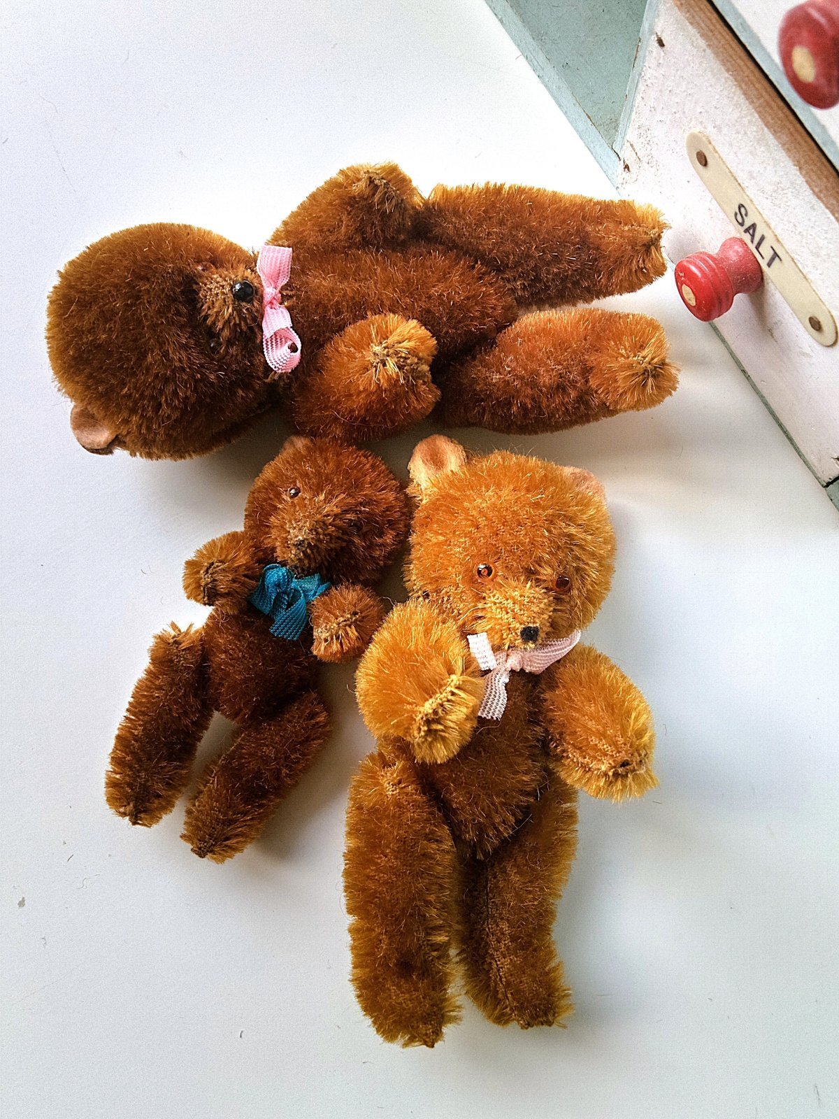 ご予約済❤️ヴィンテージ　ドイツ　テディベア 3匹のクマ ヴィンテージ テディベア ドイツのこぐま - SNAP