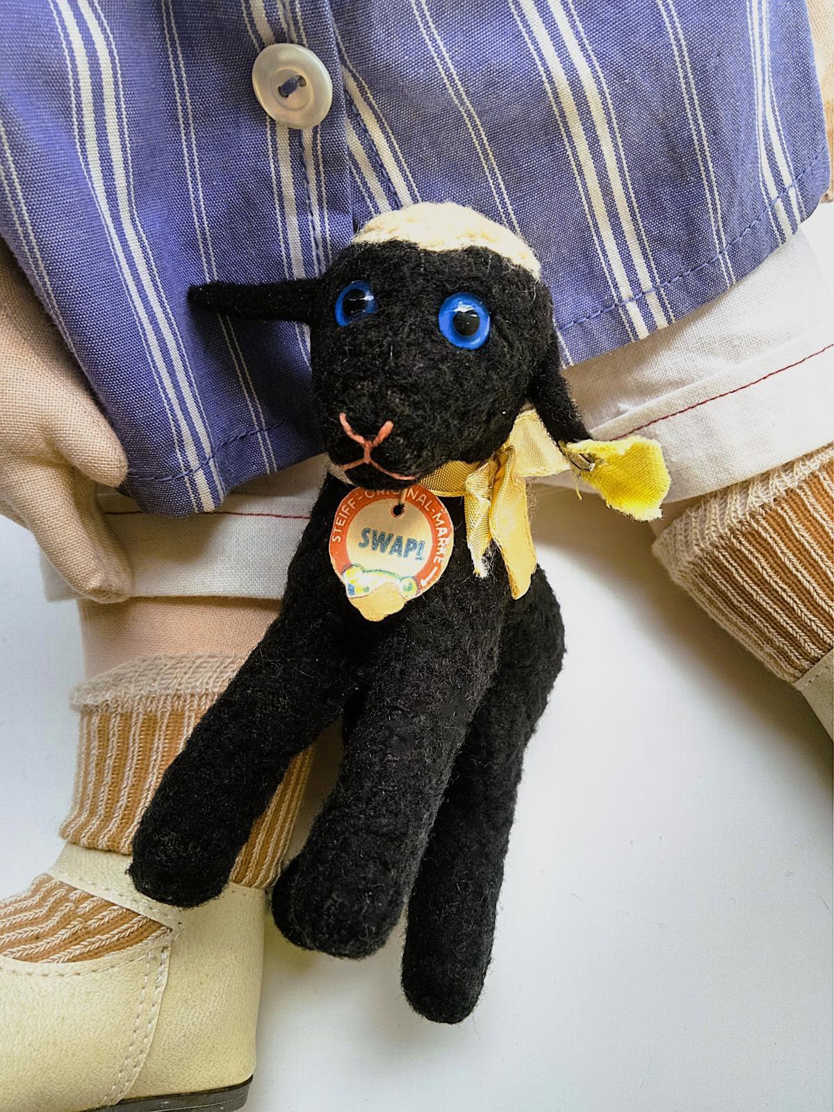 Steiff Swapl スワプル ひつじ 羊 ヴィンテージ 10cm b51104a17206d615355c5920d786a0