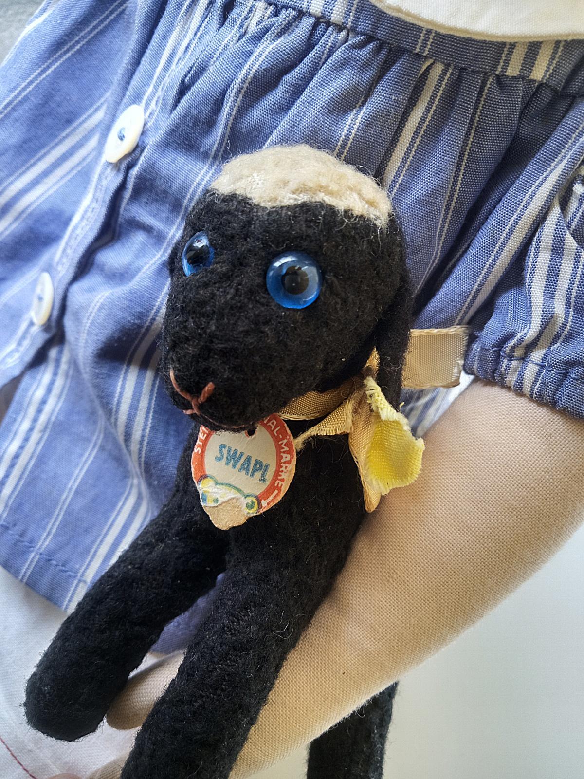 Steiff Swapl スワプル ひつじ 羊 ヴィンテージ 10cm b51104a17206d615355c5920d786a0