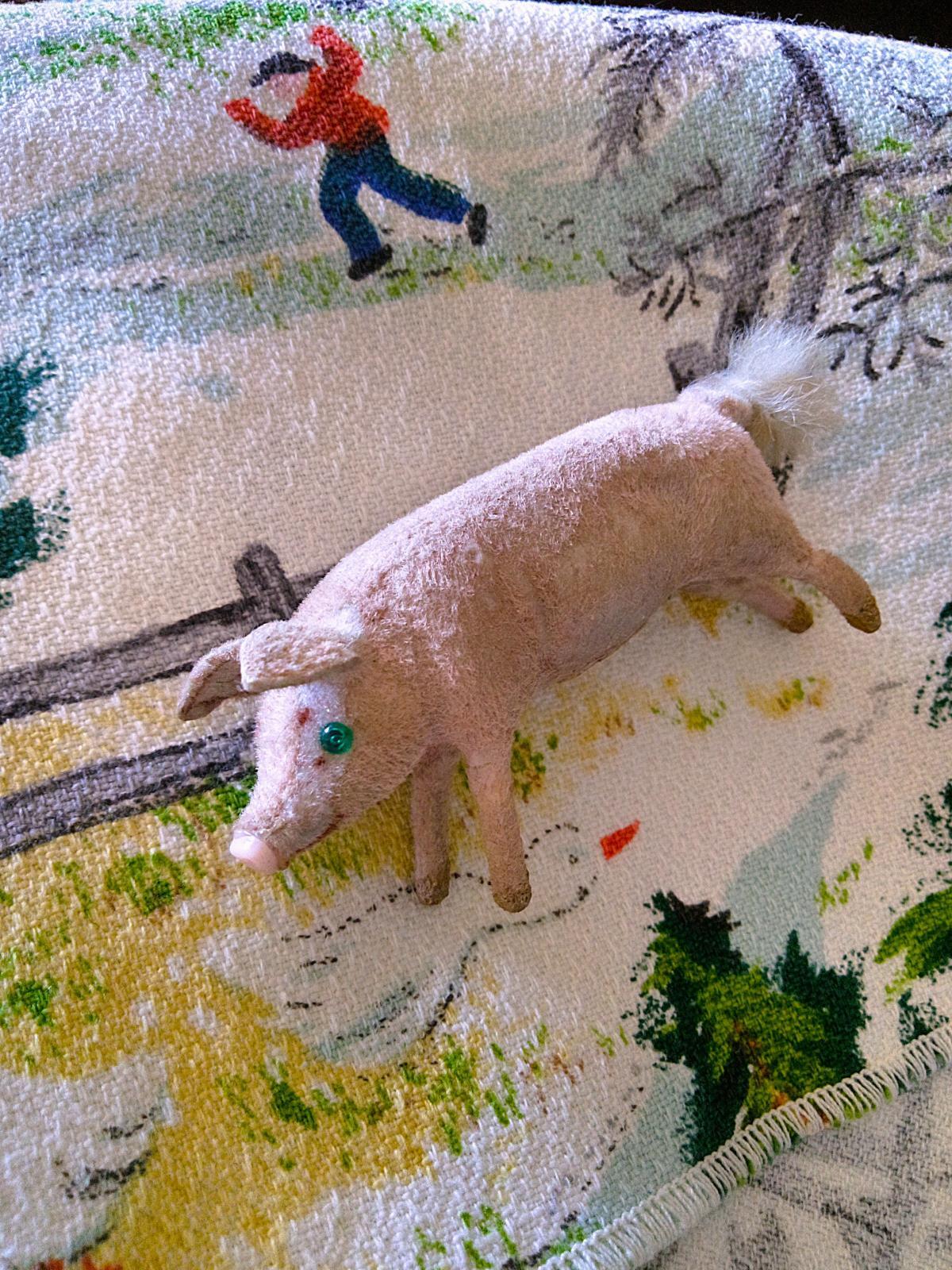 アンティーク ブタ　Kunstlerschutz ワグナー　西ドイツ アンティーク ブタ Kunstlerschutz ワグナー 西ドイツ